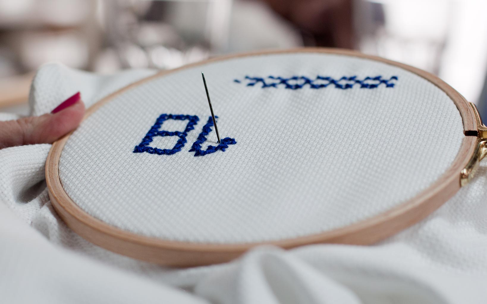 Belgrade Waterfront Embroidery Typography - p