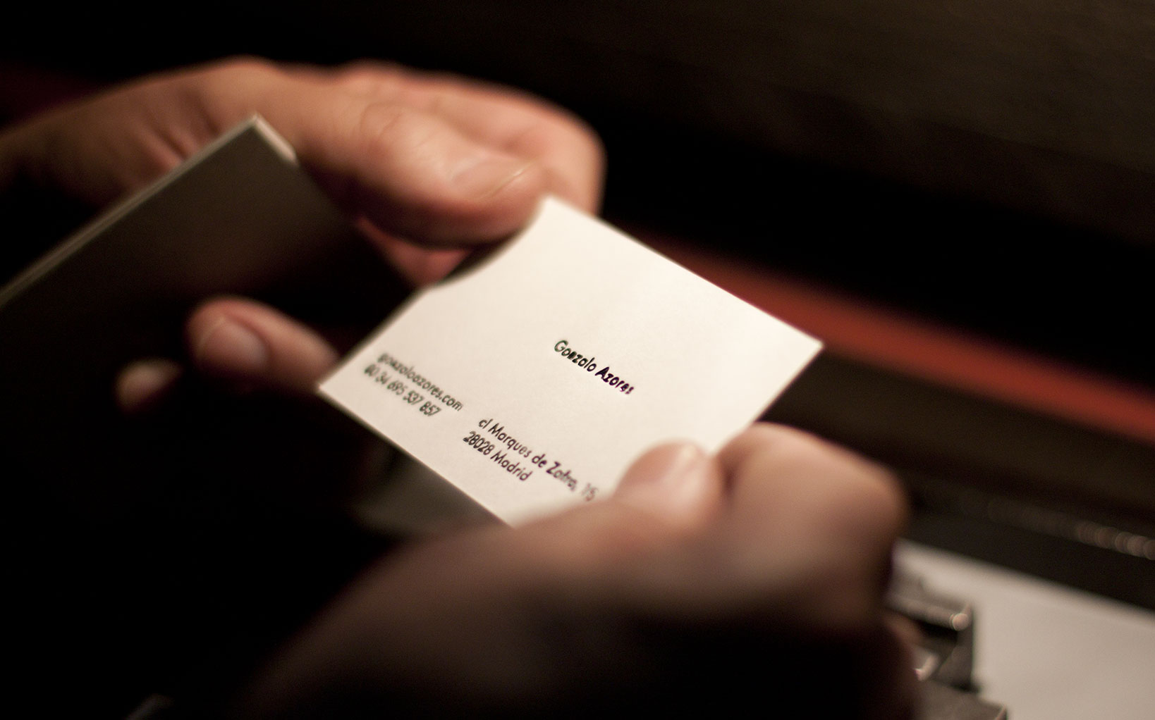 Letterpress Business Cards